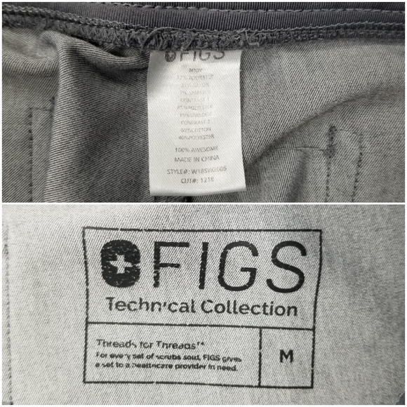 Figs Zamora Joggers Scrub Pants Sz M Gray - Picture 6 of 7
